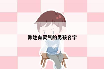 韩姓有灵气的男孩名字