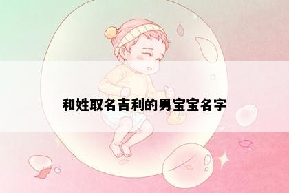 和姓取名吉利的男宝宝名字